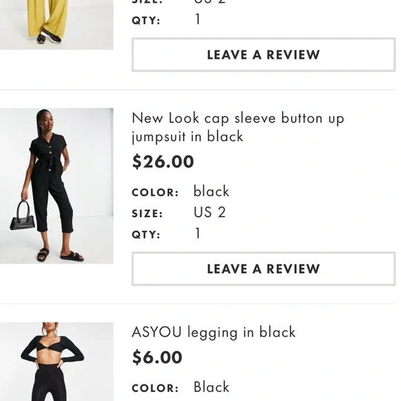 New Look cap sleeve button up jumpsuit - Picture 3 of 4